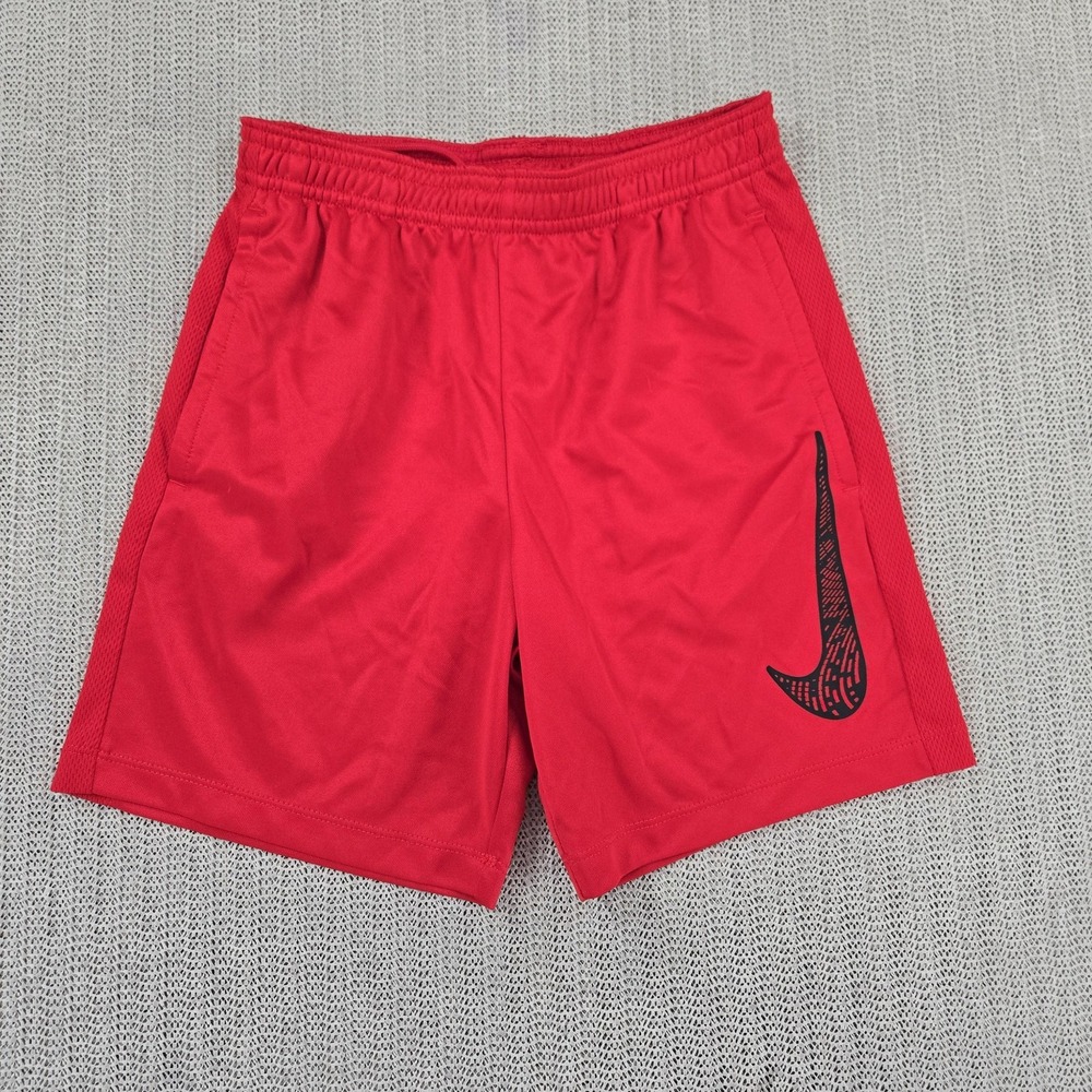 Nike Trophy 23 Big Kids Dri-FIT Training Shorts Youth Small Red Basketball